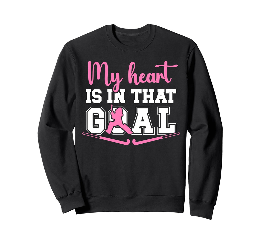 Proud Field Hockey Goalkeeper Sweatshirt - Fun Novelty Design for Adults