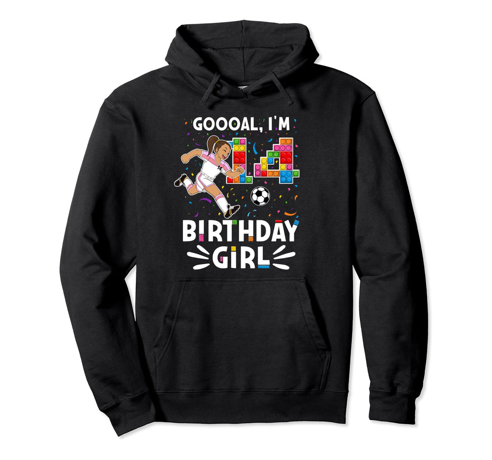 Goooal Im 14 I Building Blocks I 14Th Hoodie - Streetwear Style Unisex