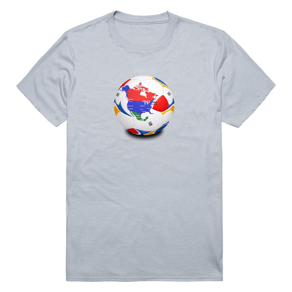 Soccer 2026 Tees World Ball T-Shirt - Graphic Print for Adults