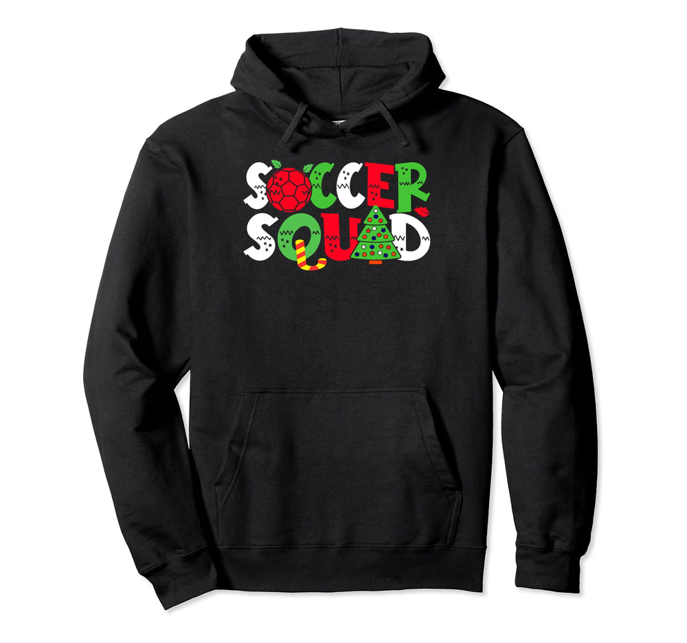Football Lovers Soccer Squad Soccer Hoodie - Fun Novelty Design for Adults