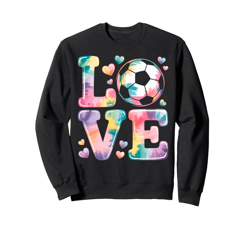 I Love Soccer Goalie Player Fan Game Sweatshirt - Aesthetic Graphic Unisex
