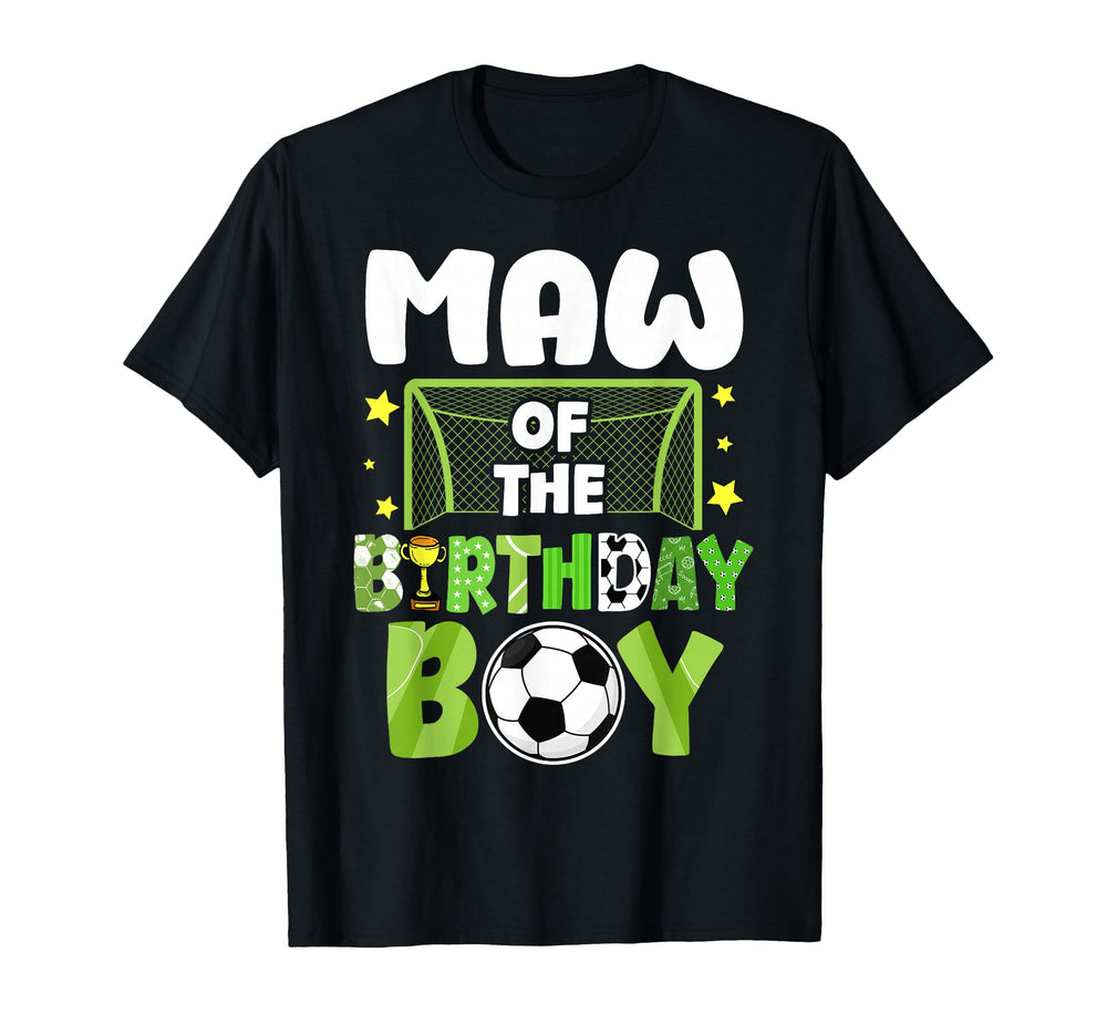 Soccer Maw Birthday Party Family T-Shirt - Unique Graphic for Adults