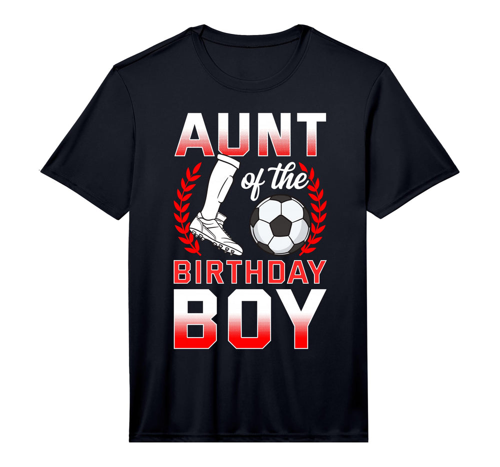 Aunt Birthday Soccer Player Bday T-Shirt - Graphic Print for Adults