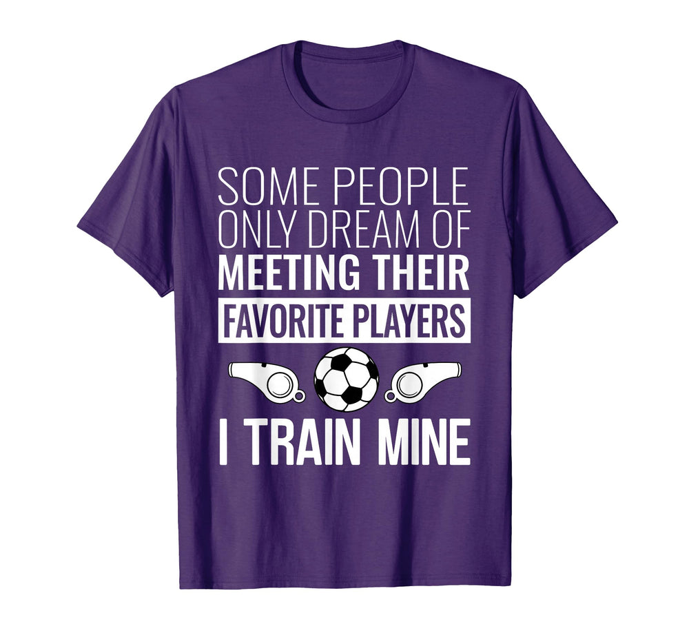 Funny Soccer Coach Trainer Team T-Shirt - Fun Novelty Design for Adults