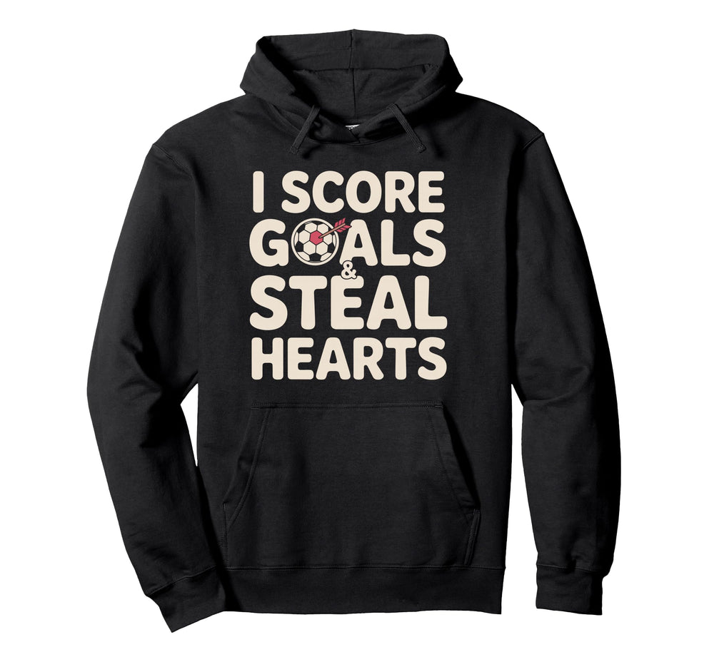 Soccer Score Goals Football Hoodie - Casual Everyday Wear Men Women