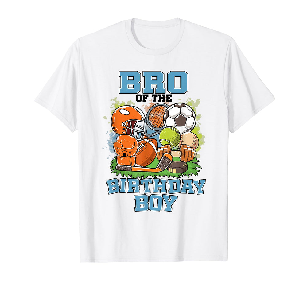 All Star Bro Birthday Basketball Soccer T-Shirt - Graphic Print Men Women