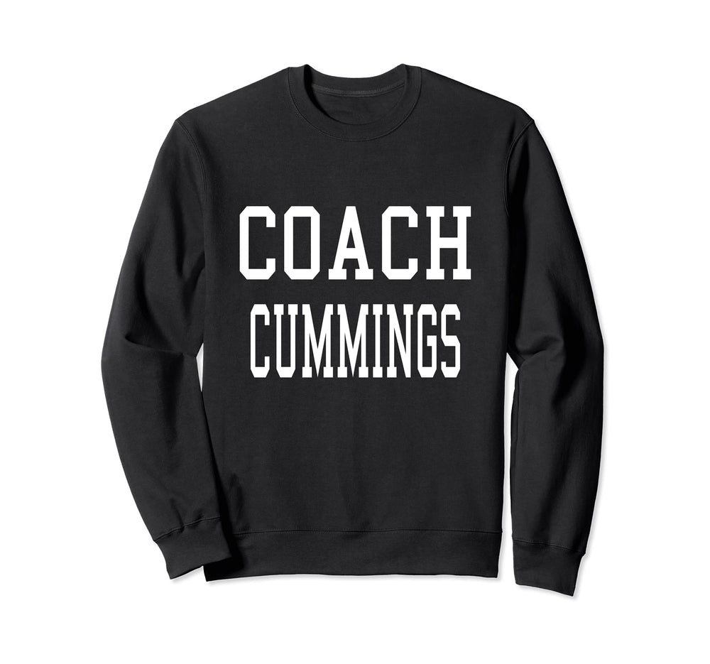 Coach Cummings Custom Football Soccer Sweatshirt - Graphic Print Unisex