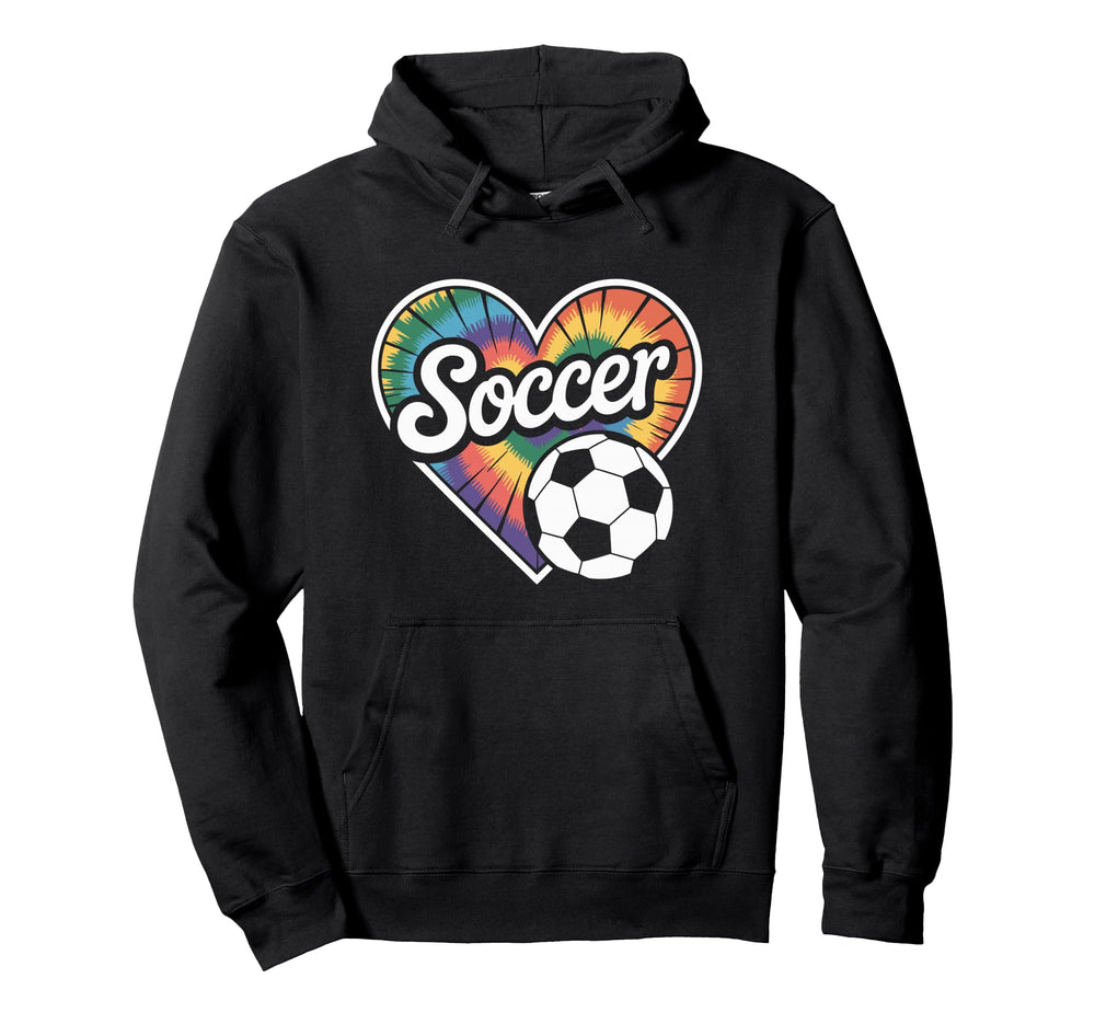 Soccer Heart Soccer Player Hoodie - Casual Everyday Wear for Adults