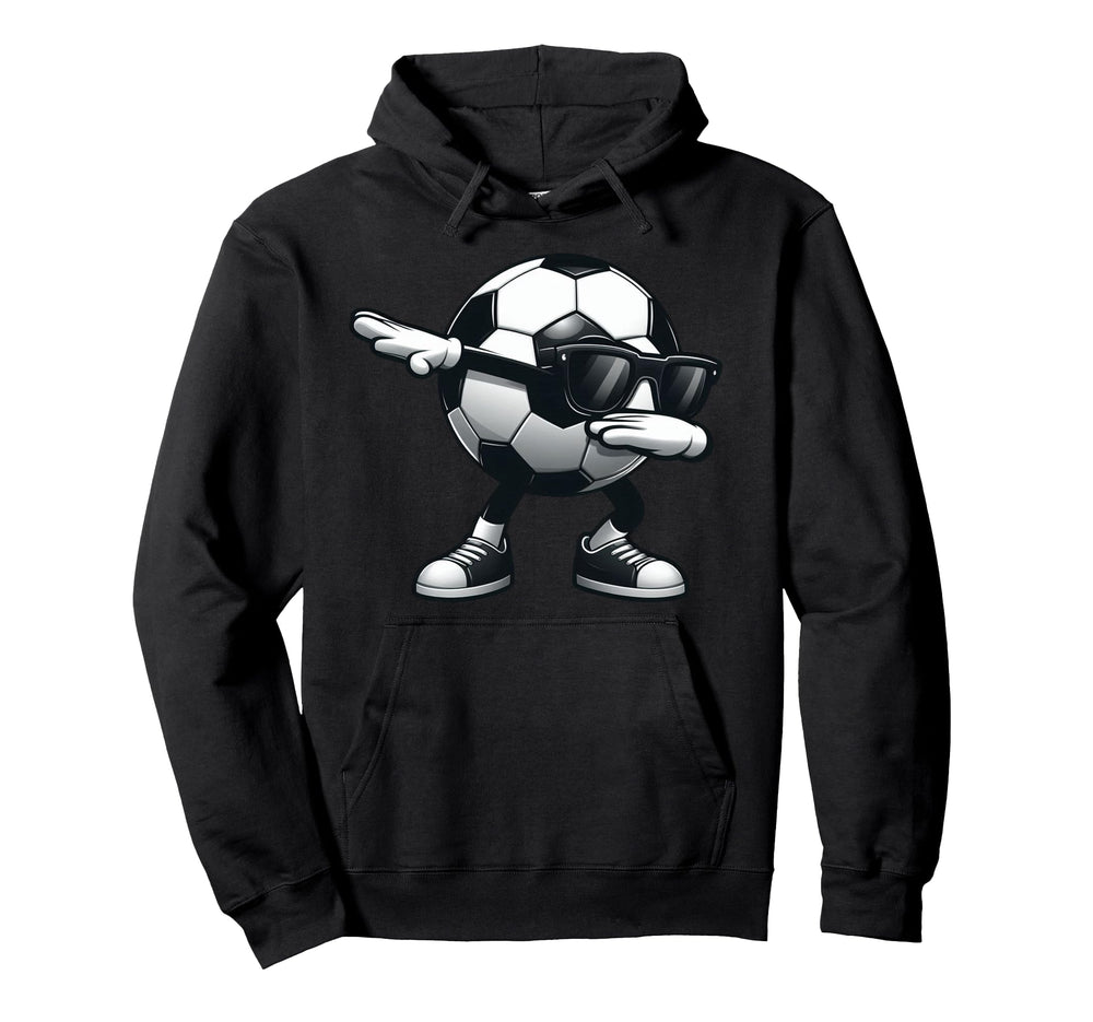 Dabbing Soccer Ball Soccer Sports Player Hoodie - Unique Graphic Men Women