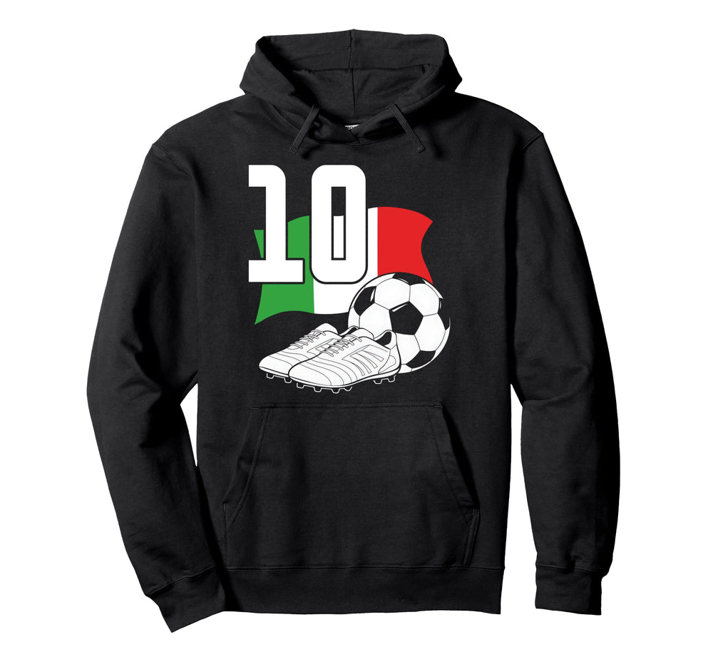 10 Soccer Birthday Gift Soccer Fan Sports Hoodie - Trendy Graphic Unisex