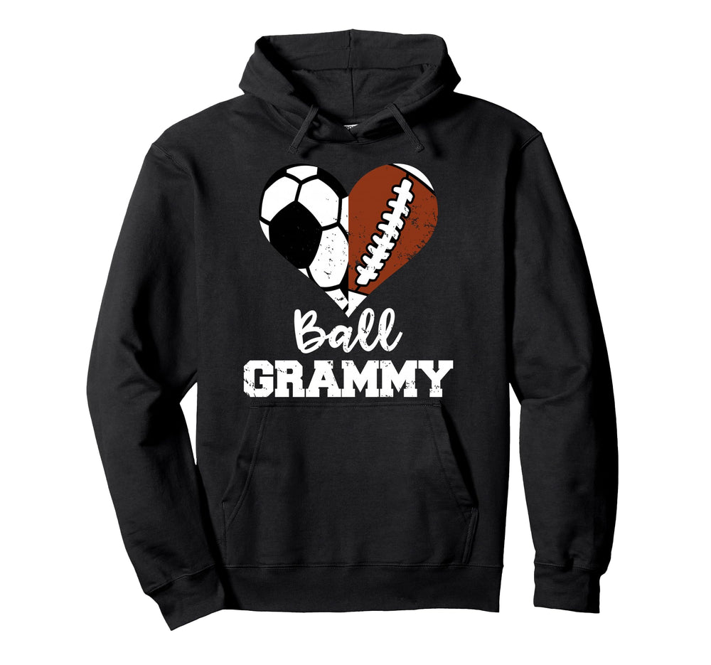 Ball Grammy Heart Funny Soccer Hoodie - Aesthetic Graphic Men Women