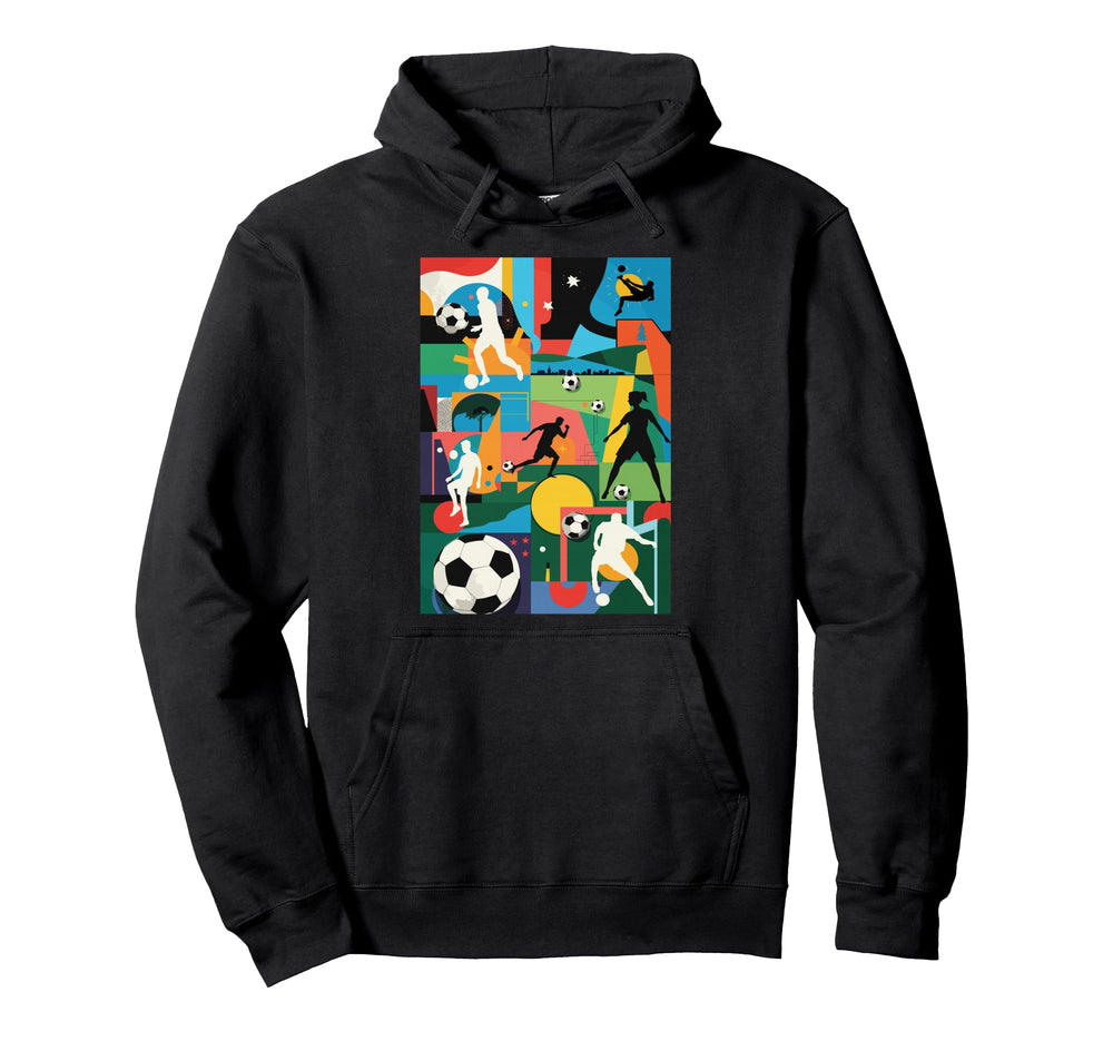 Soccer Game Team Coach Fans Free Kick Hoodie - Casual Everyday Wear Unisex