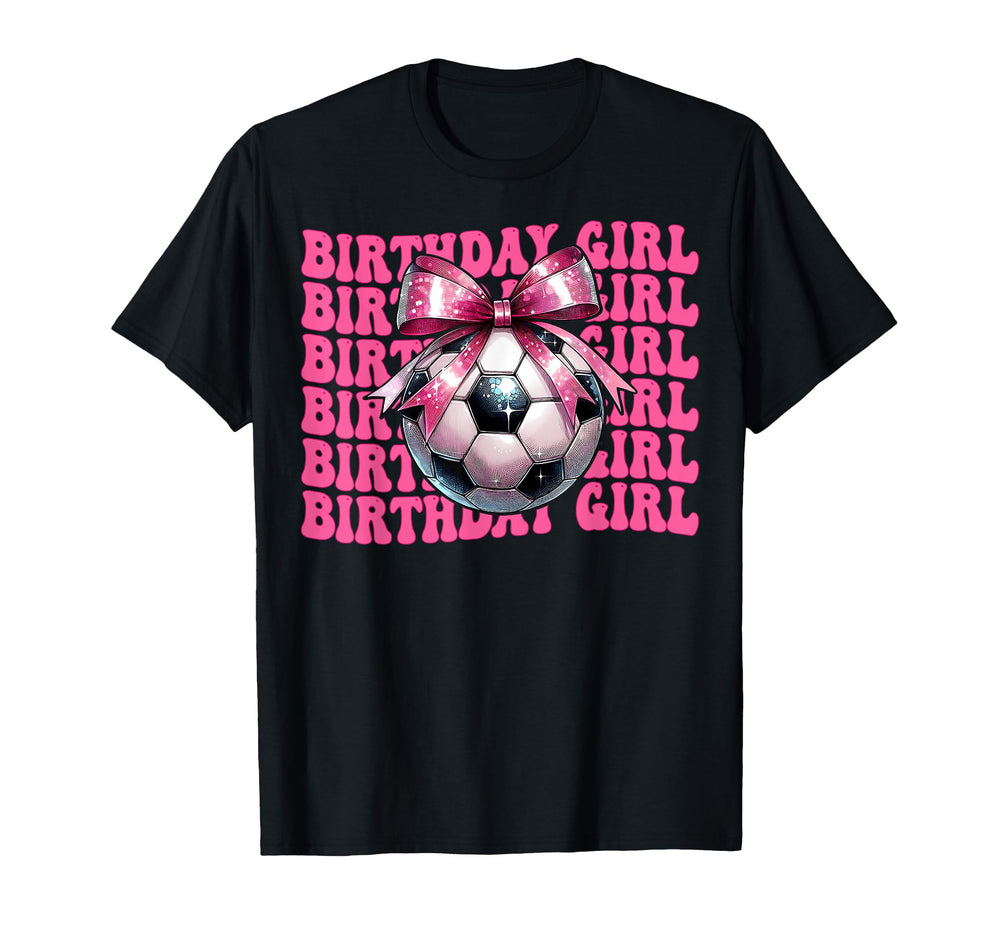 Birthday Soccer Soccer Mom Mama T-Shirt - Casual Everyday Wear Men Women