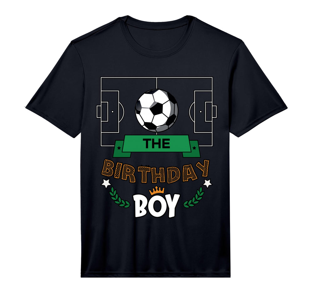 Birthday Soccer Theme Matching Family T-Shirt - Minimalist Print Unisex