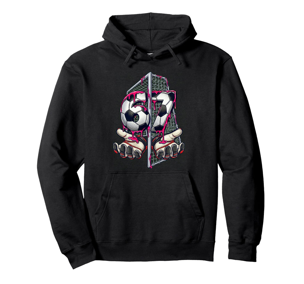 Soccer 67 Meme Funny Six Seven Gen Hoodie - Unique Graphic for Adults