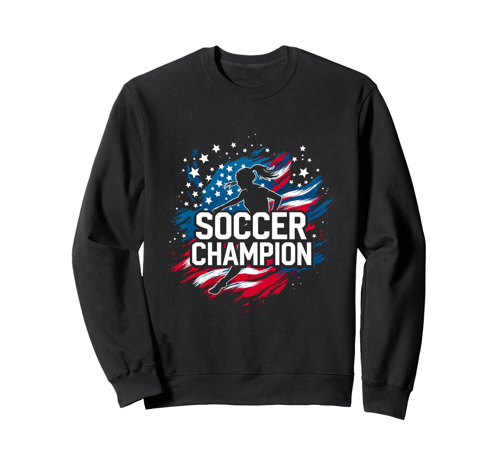 Soccer Champion Sweatshirt - Fun Novelty Design for Adults