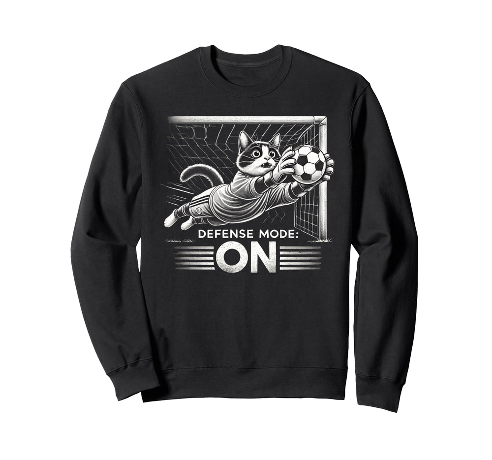 Defense Mode Soccer Goalie Sweatshirt - Streetwear Style Men Women