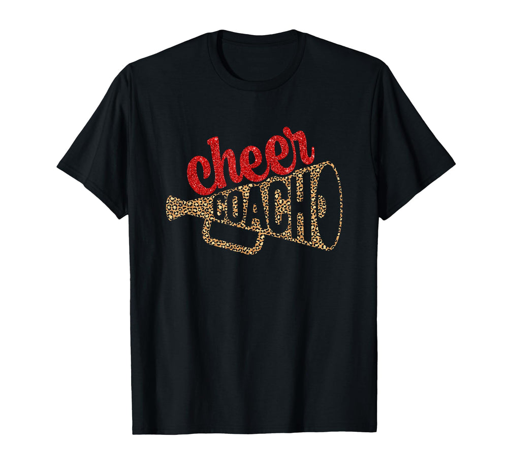 Cheer Coach Megaphone Cheerleader Coach T-Shirt - Novelty Apparel Men Women