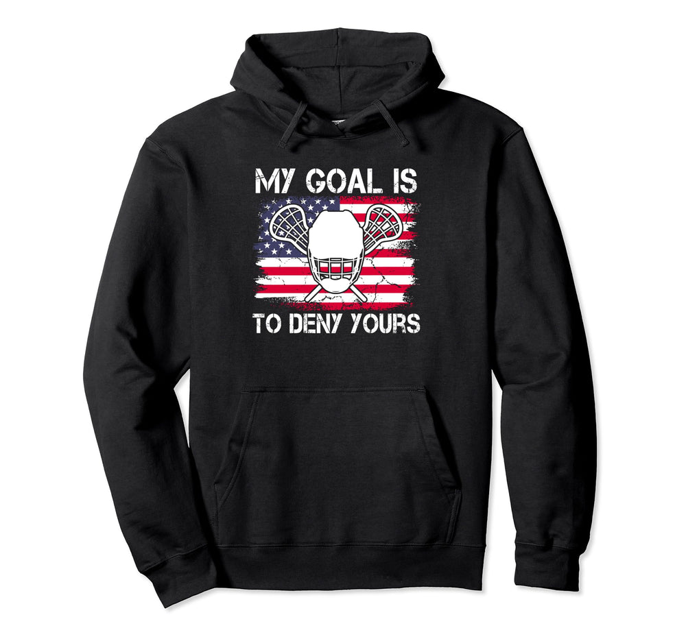 Lacrosse Goalie Lacrosse Player Lax Hoodie - Unique Graphic Unisex