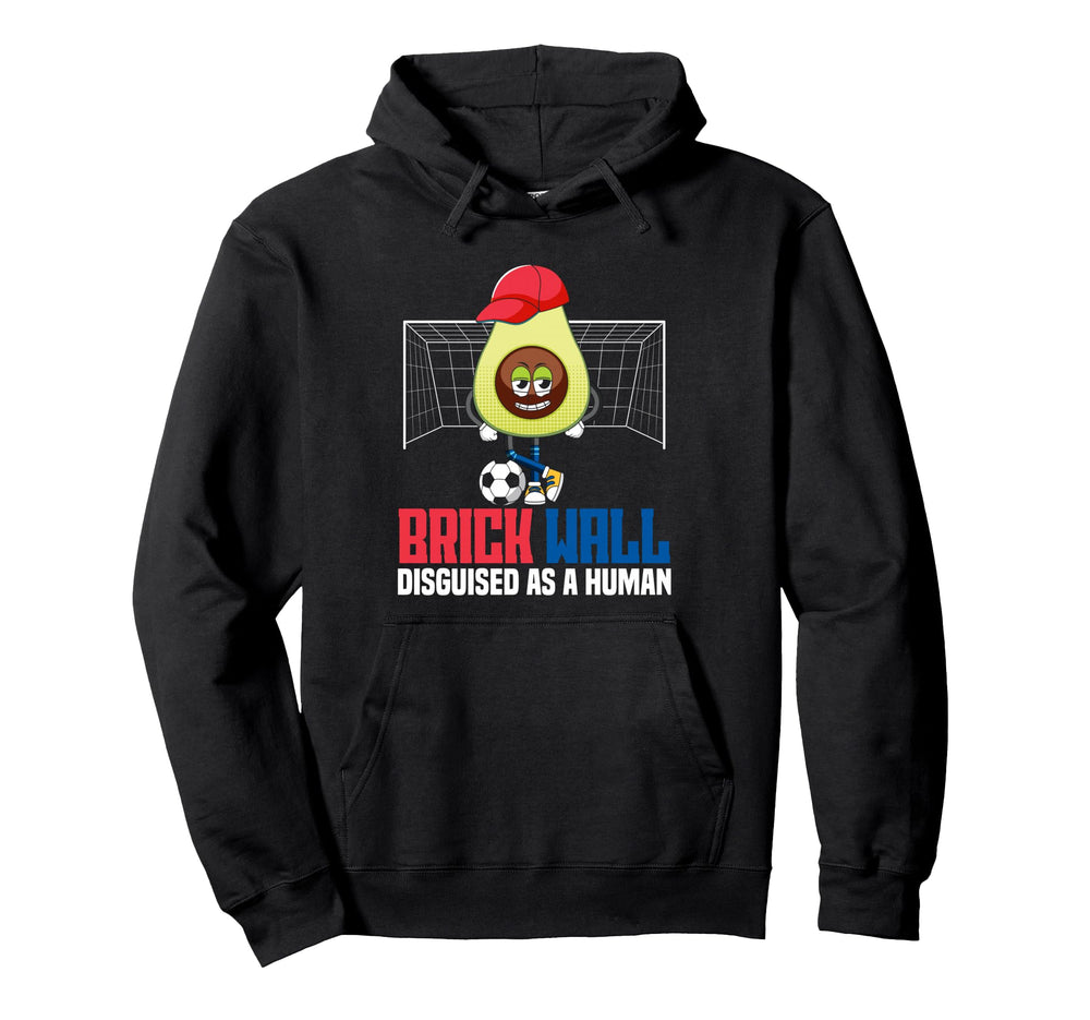 Goalkeeper Brick Wall Disguised As Hoodie - Custom Art Print for Adults