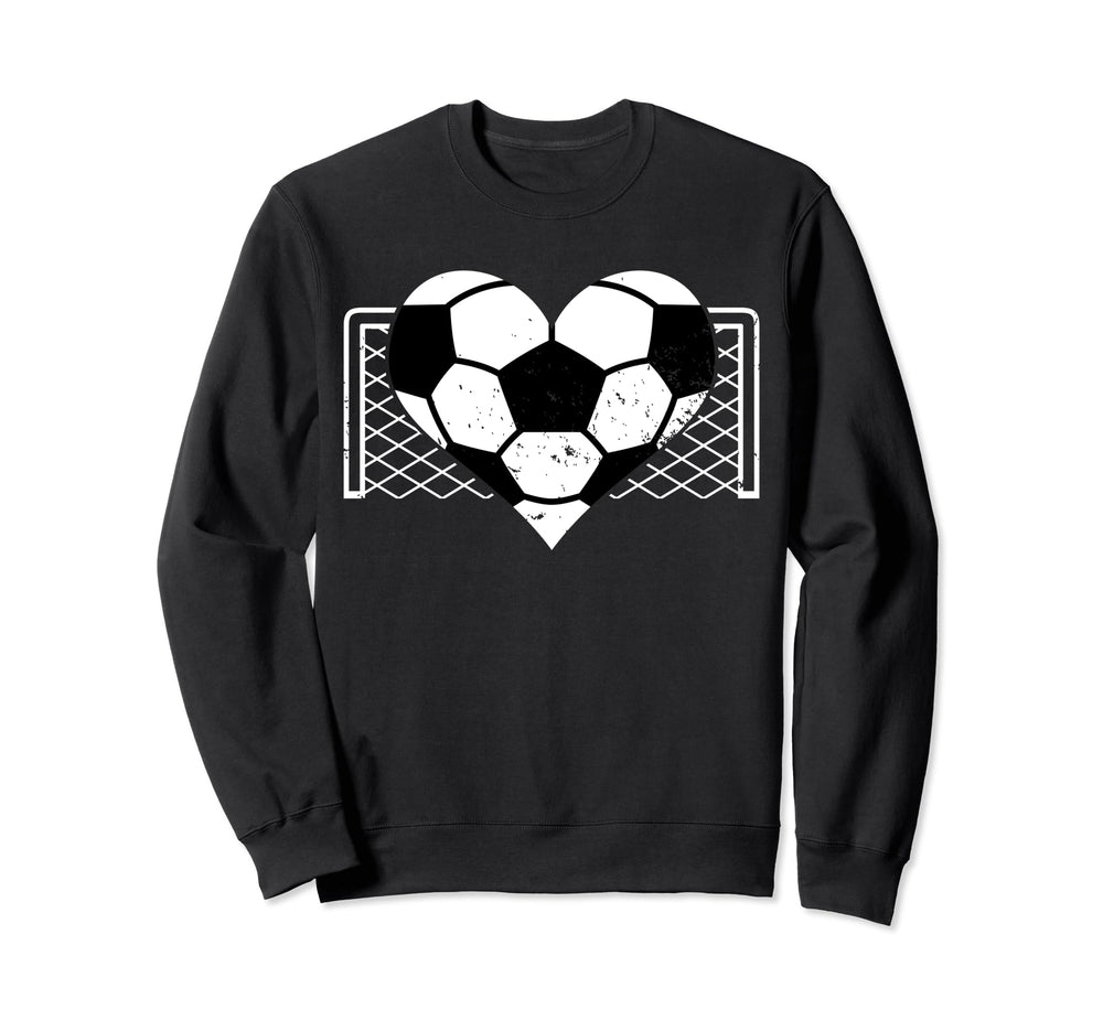 Soccer Goalkeeper Heart Funny Sweatshirt - Minimalist Print Men Women