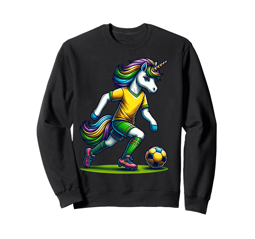 Footballer Unicorn Fans Soccer Team Sweatshirt - Streetwear Style Unisex