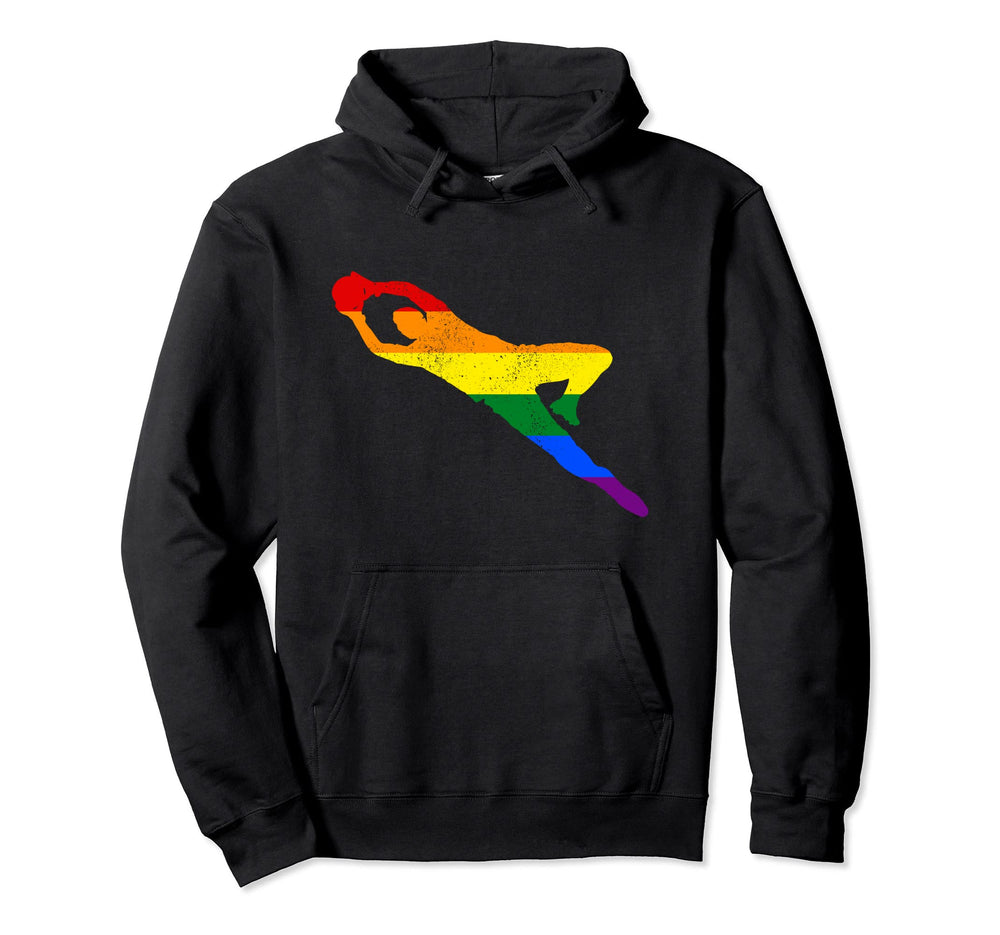 Goalie Gay Pride Lgbtq Goalkeeper Hoodie - Custom Art Print Men Women