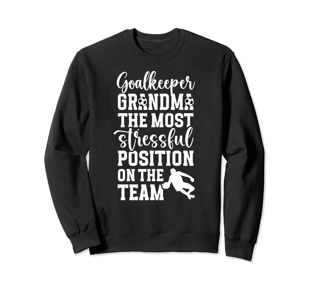 Funny Soccer Goalkeeper Grandma Sweatshirt - Minimalist Print Unisex