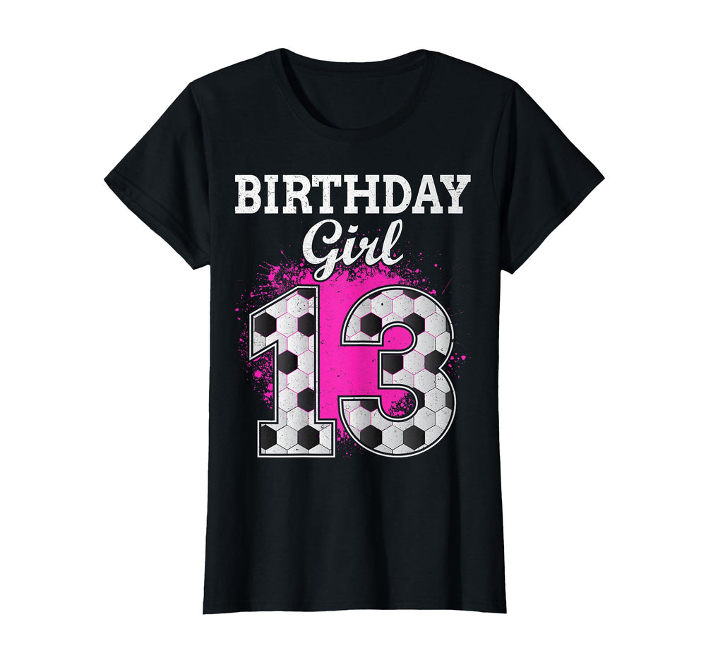 13Th Birthday Soccer Lover Sports 13 T-Shirt - Graphic Print for Adults