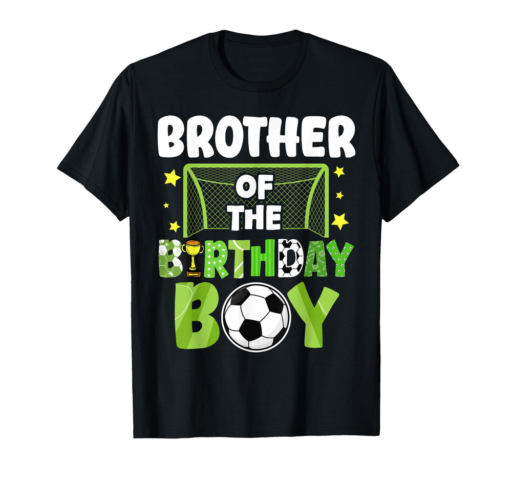 Soccer Brother Birthday Party Soccer Family T-Shirt - Graphic Print Unisex