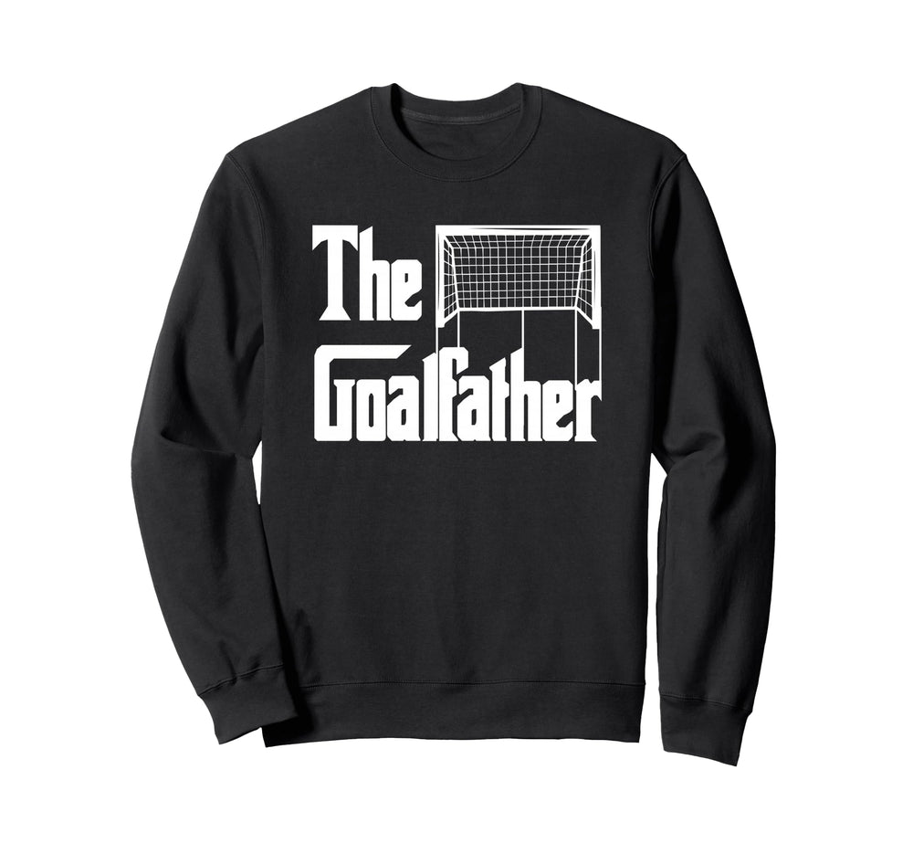 Goalfather Dad Soccer Goalkeeper Sweatshirt - Minimalist Print for Adults