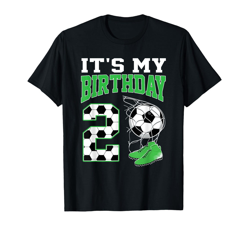 Its My 2Nd Birthday Soccer Party 2 T-Shirt - Casual Everyday Wear Unisex