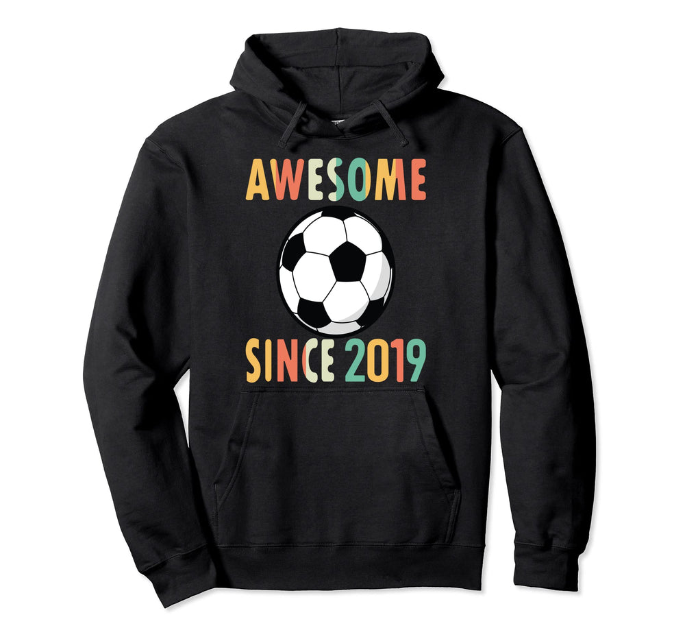 Awesome Since 2019 Soccer Player 3Rd Hoodie - Graphic Print Unisex
