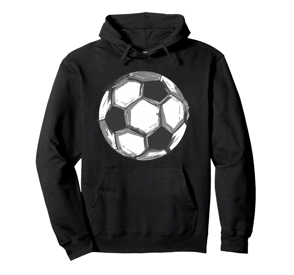 Soccer Ball Sports Players Or Fans Hoodie - Fun Novelty Design Unisex