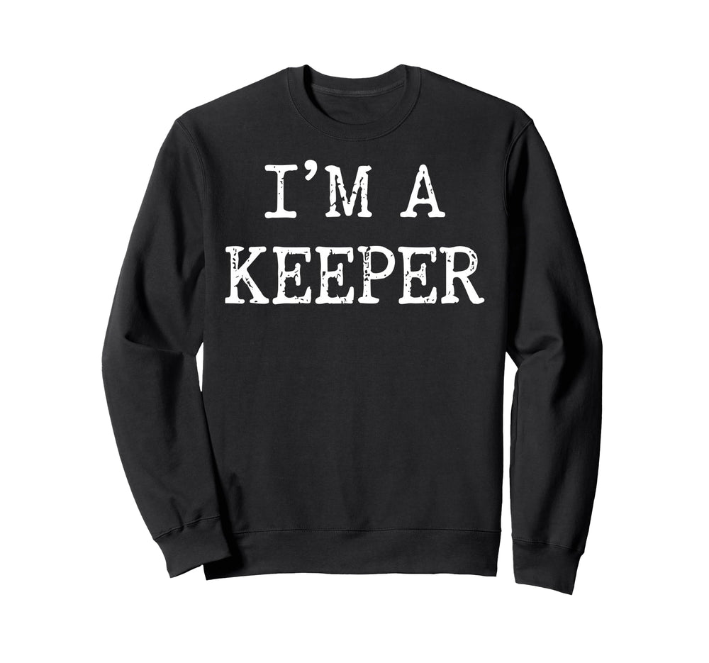Im Keeper Soccer Goalie Goalkeeper Sweatshirt - Trendy Graphic for Adults