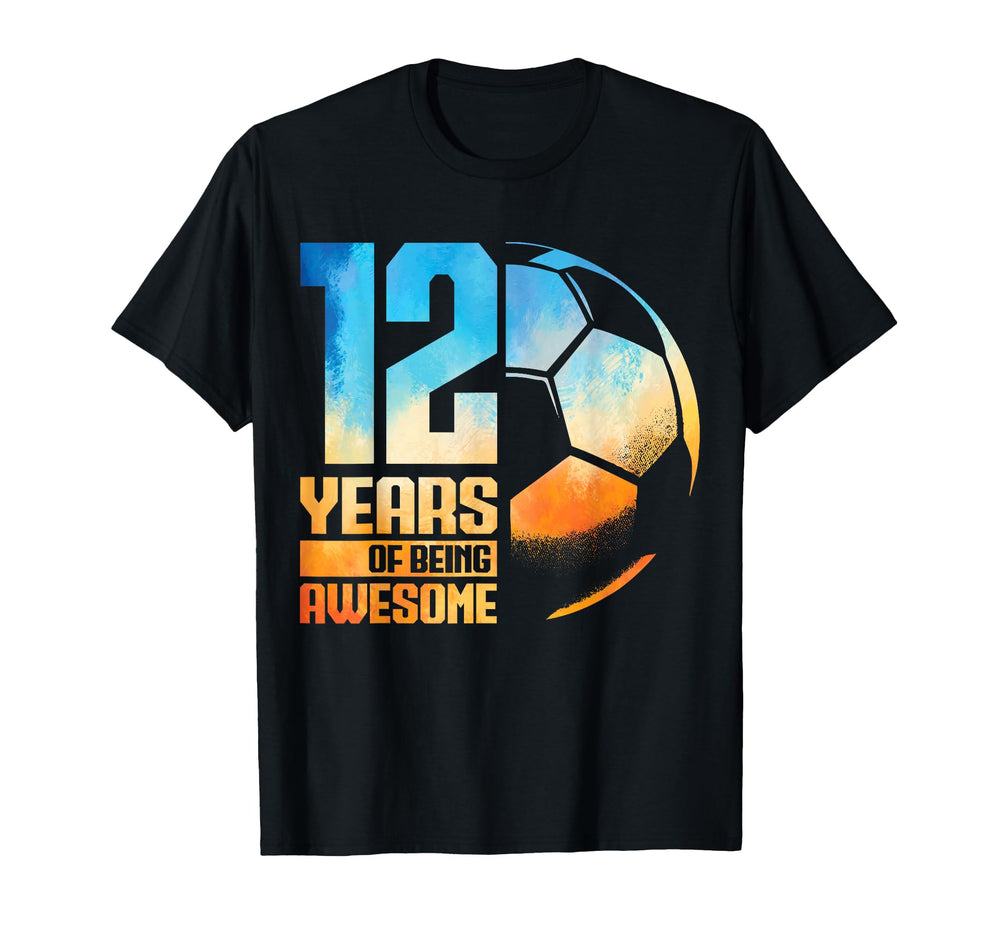 12Th Birthday Soccer Player Football T-Shirt - Streetwear Style for Adults