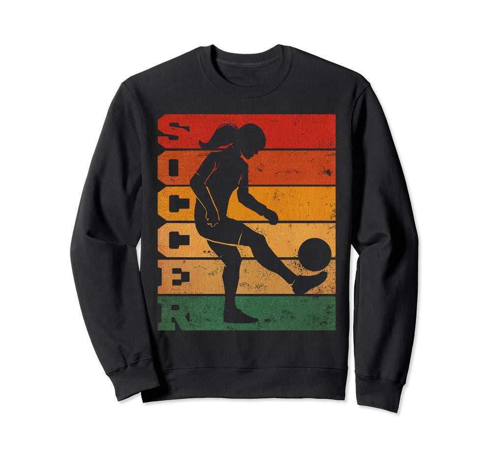 Soccer Goalie Distressed Sweatshirt - Minimalist Print for Adults