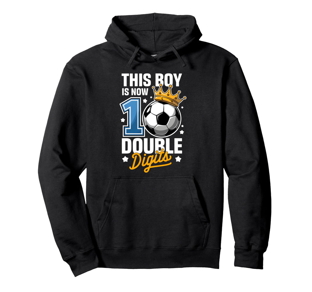 This Now 10 Double Digits Soccer 10 Hoodie - Trendy Graphic for Adults