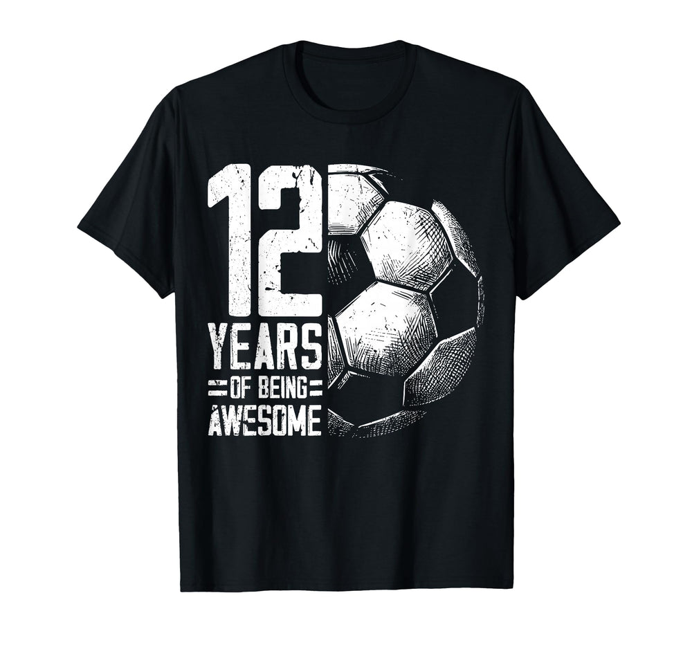 12Th Birthday Soccer Player Football T-Shirt - Streetwear Style for Adults