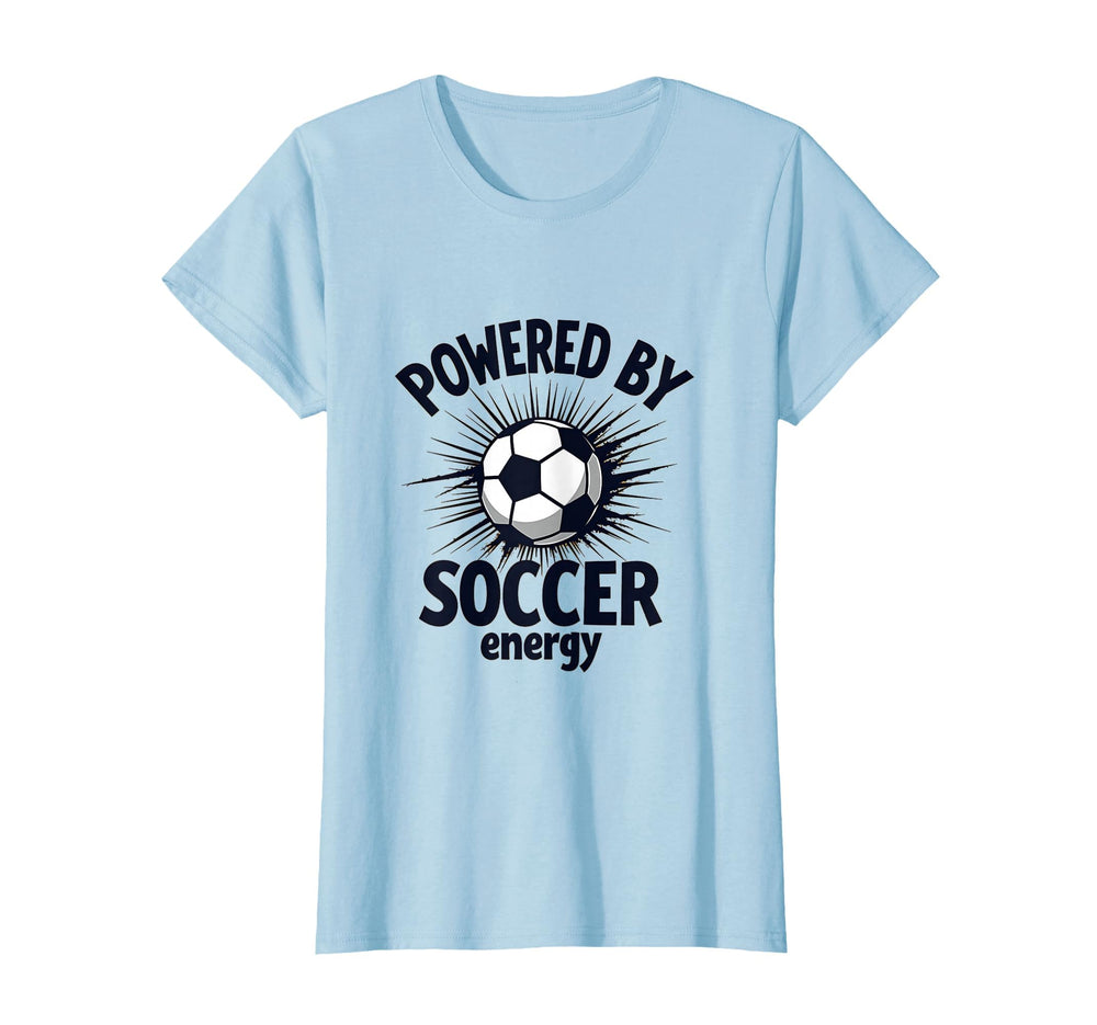 Powered Soccer Energy Athletic T-Shirt - Novelty Apparel Unisex