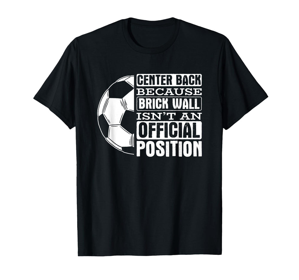 Center Back Brick Wall Position Sports T-Shirt - Minimalist Print Unisex