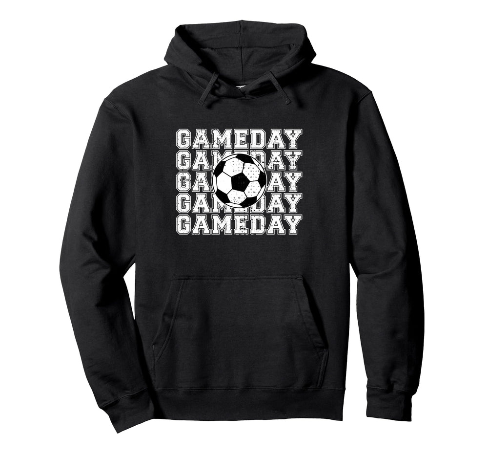 Gameday Soccer Goal Play Football Strike Hoodie - Trendy Graphic Men Women