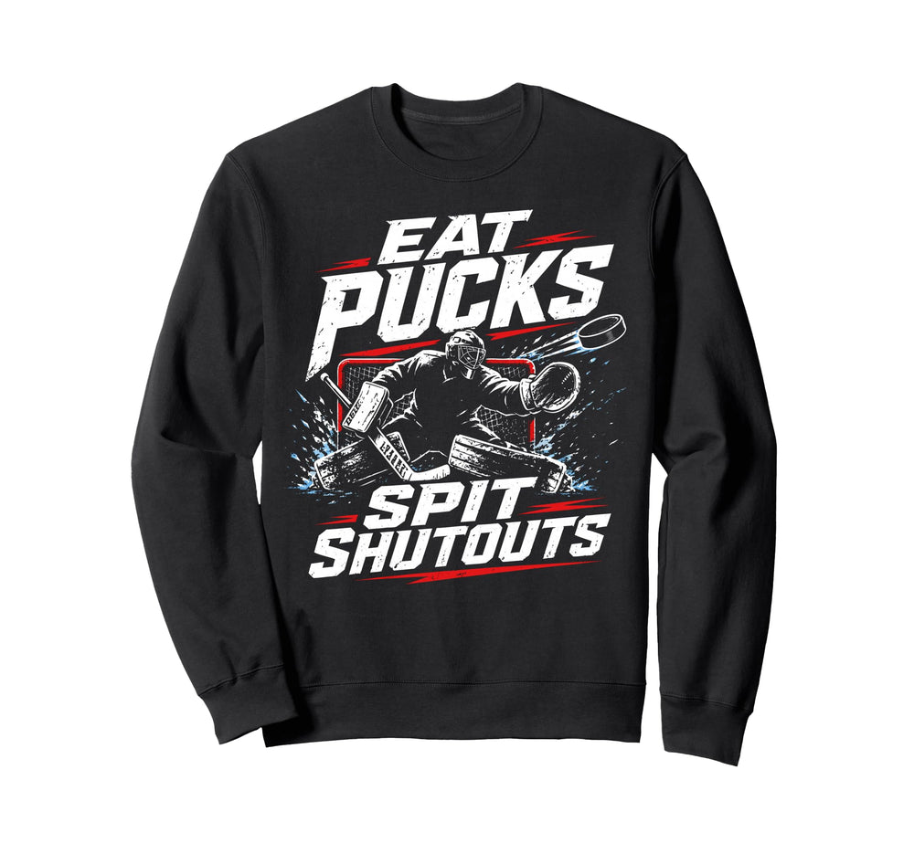 Ice Hockey Goalie Gifts Netminder Sweatshirt - Trendy Graphic Men Women
