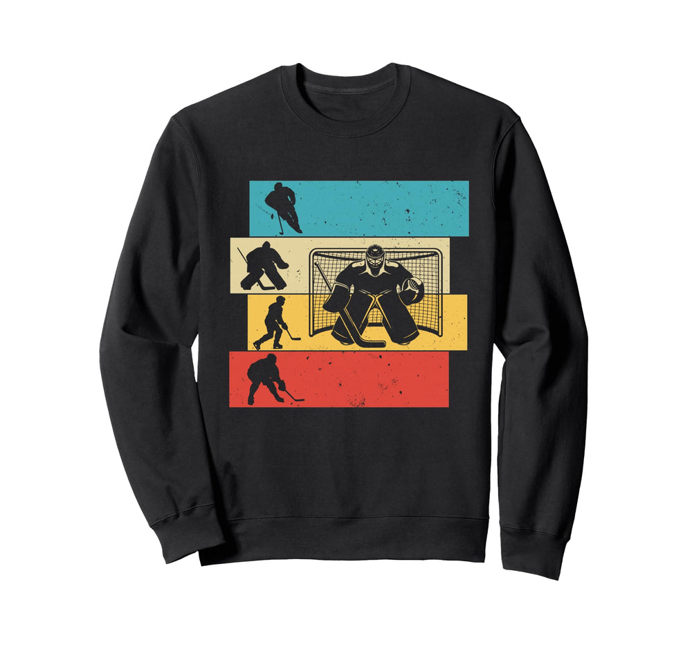 Ice Hockey Goalie Ice Hockey Player Sweatshirt - Graphic Print Unisex