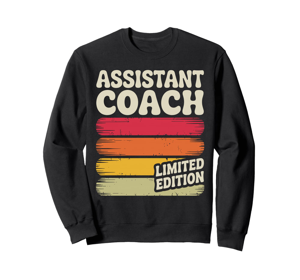 Assistant Coach Sports Assistant Sweatshirt - Aesthetic Graphic for Adults