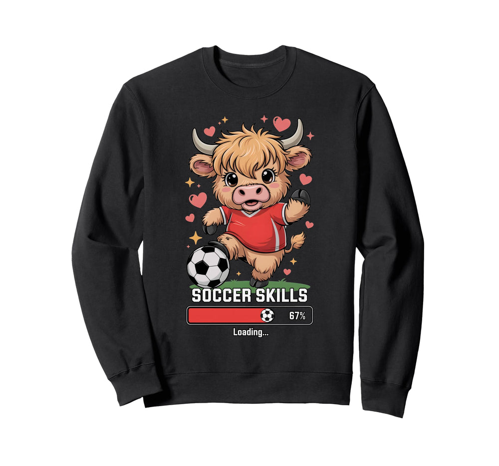 Soccer Skills Loading Heifer Team Sweatshirt - Minimalist Print Men Women