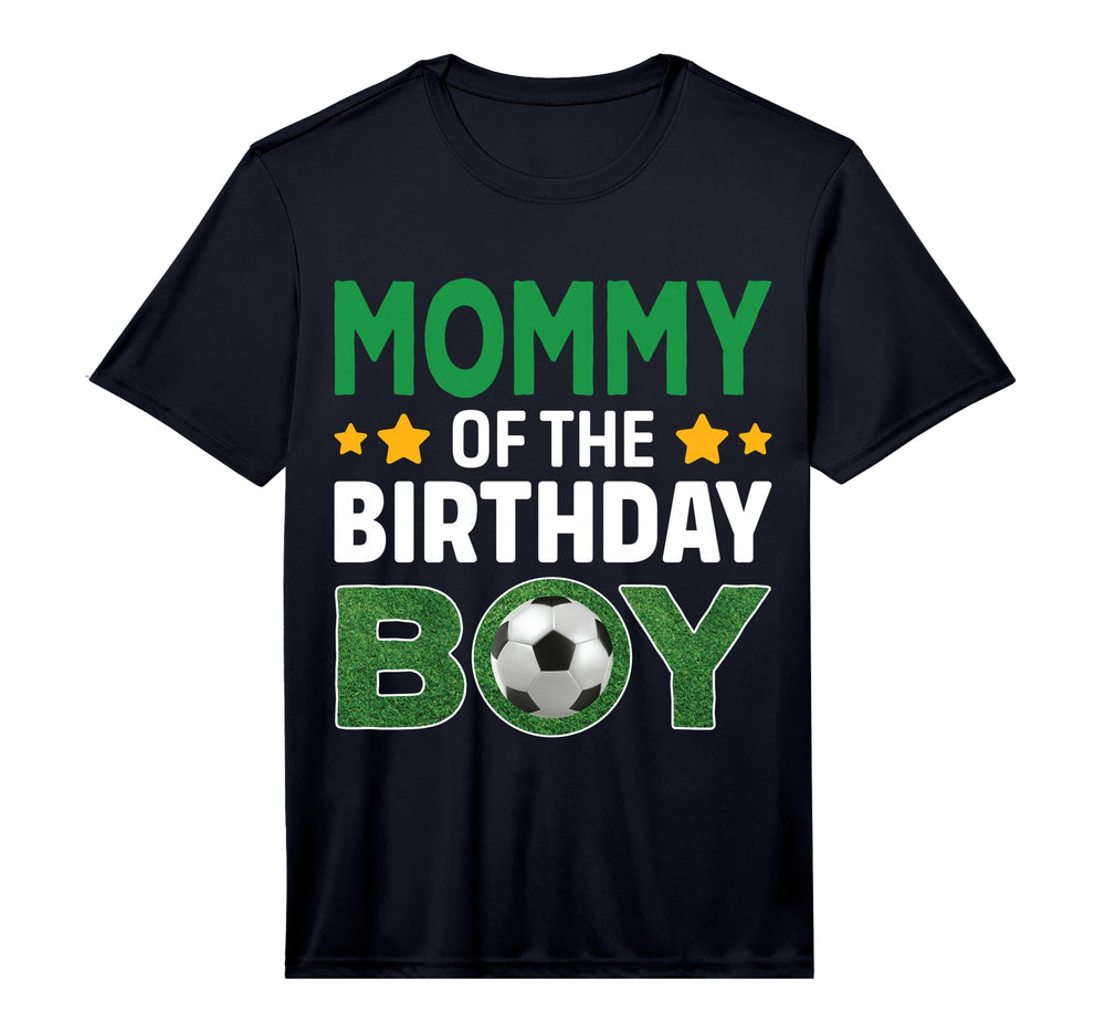 Mommy Birthday Soccer Birthday T-Shirt - Graphic Print for Adults