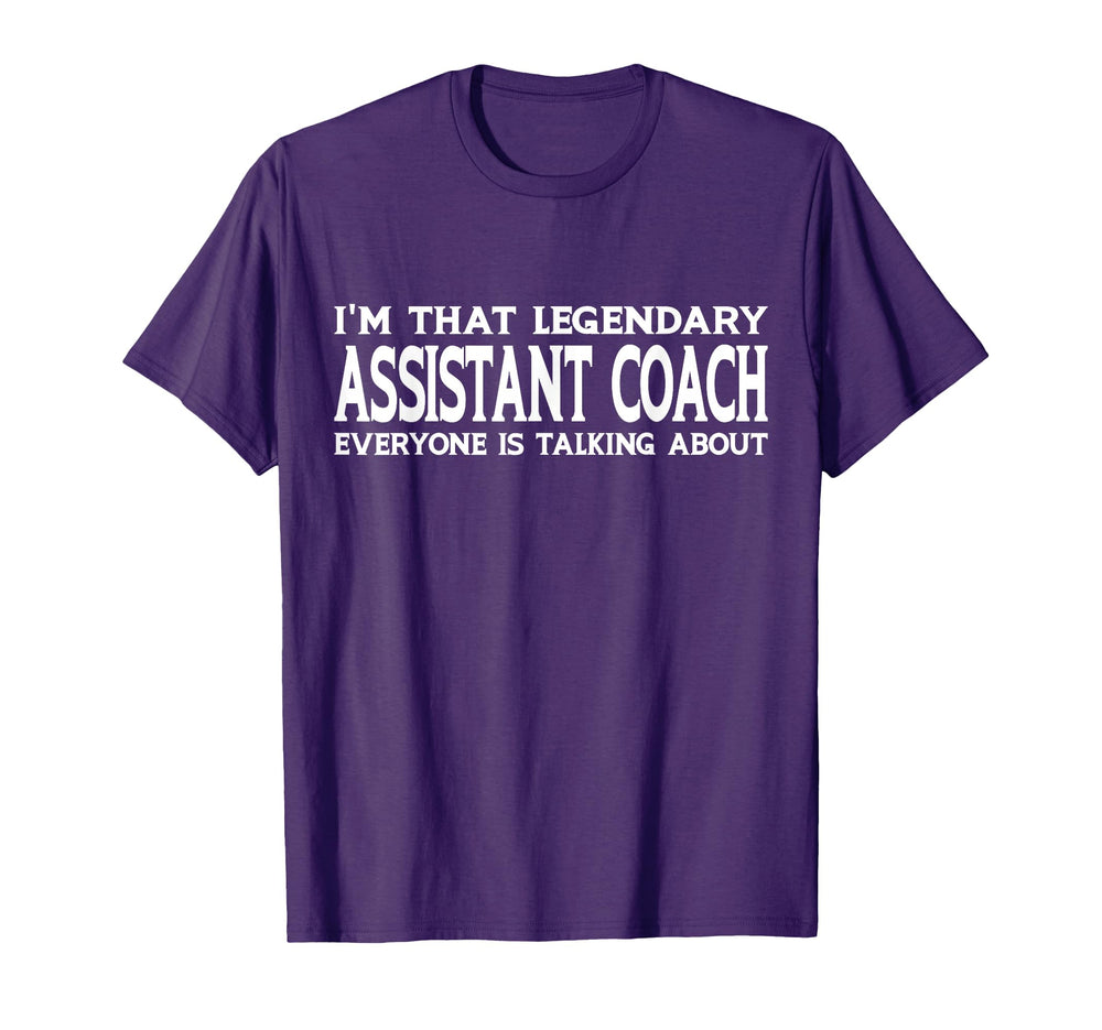 Assistant Coach Job Title Employee Funny T-Shirt - Streetwear Style Unisex