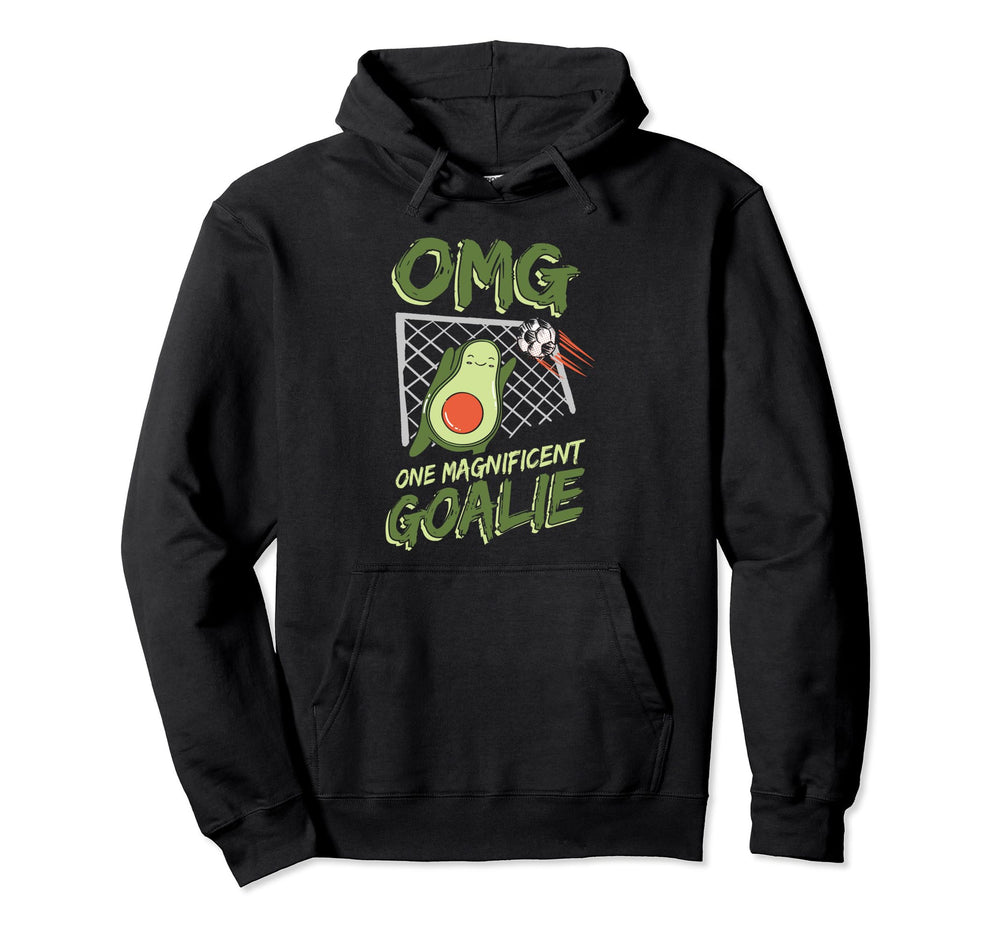 Funny Goalie Soccer Goalie Goalkeeper Avocado Hoodie - Graphic Print Unisex