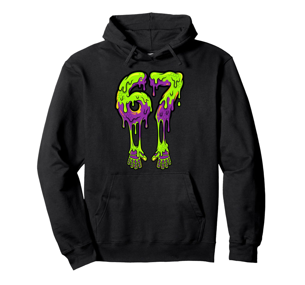 Slime Drip 67 Soccer Goalie Gloves Funny Hoodie - Novelty Apparel Unisex